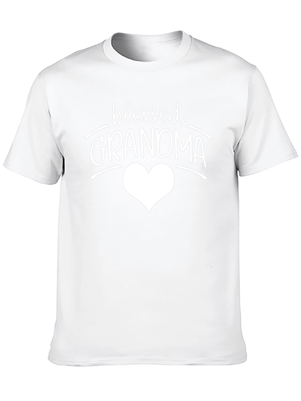 Blessed Grandma T-Shirt - Heart Design