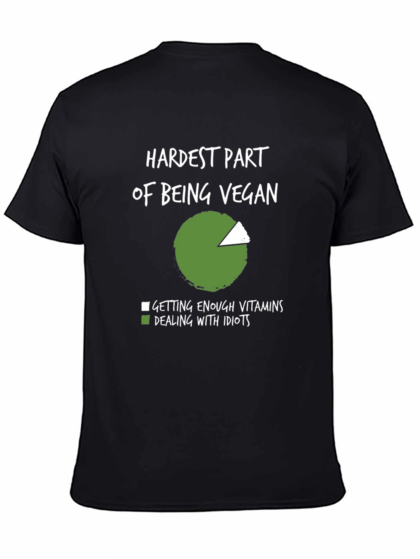 Vegan Joke T-Shirt: Hardest Part of Being Vegan