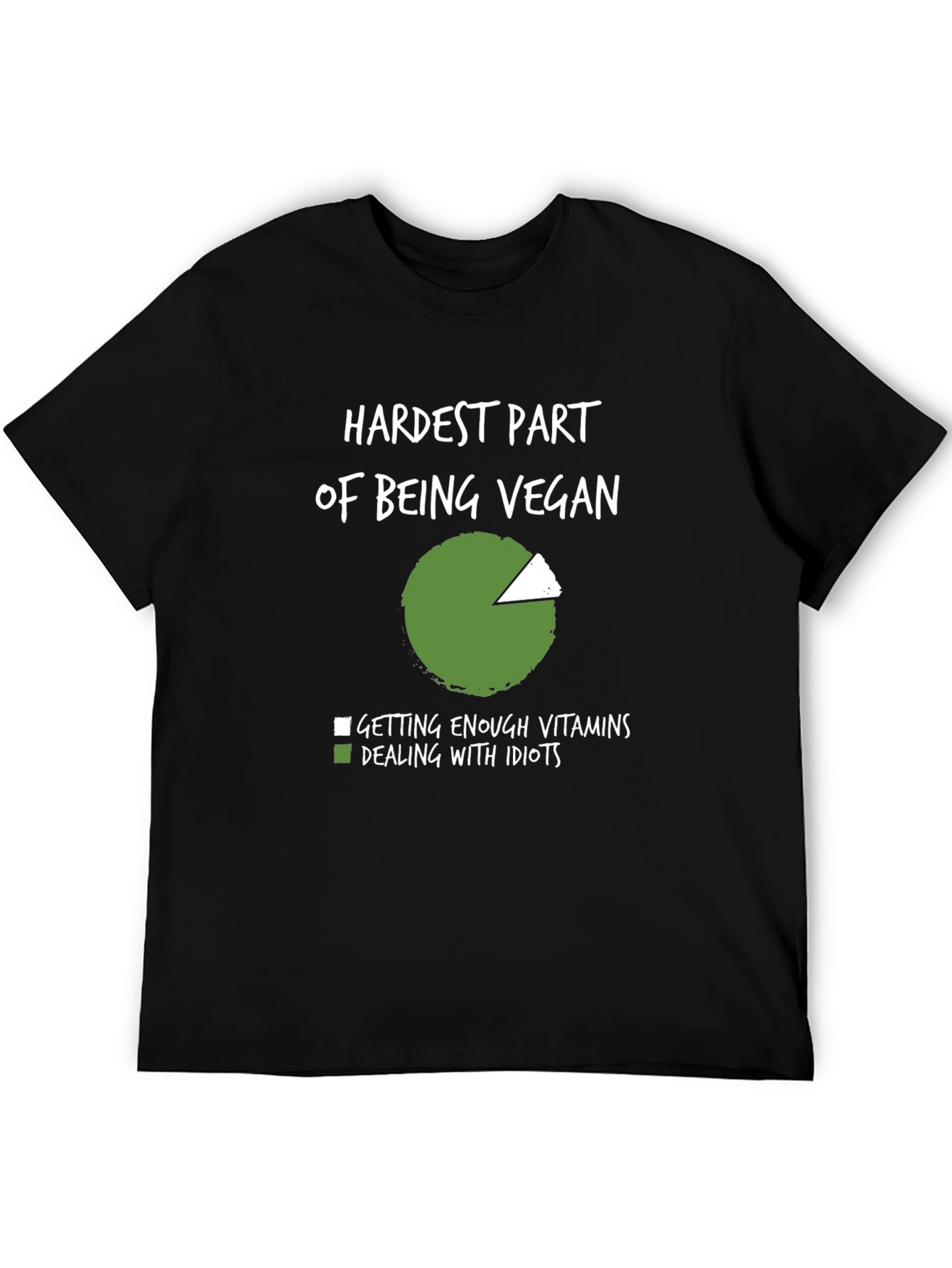 Vegan Joke T-Shirt: Hardest Part of Being Vegan