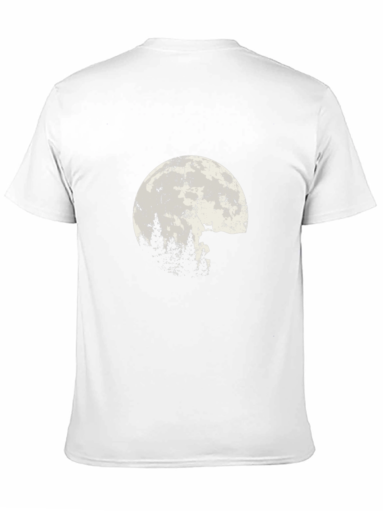 Wolf Moon Forest T-Shirt - Black