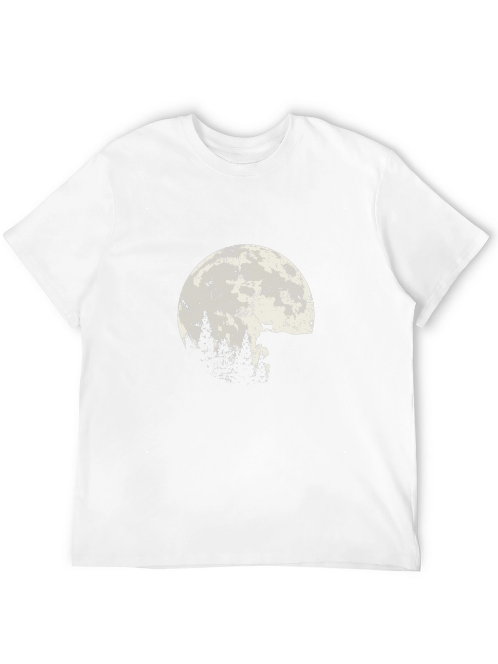 Wolf Moon Forest T-Shirt - Black