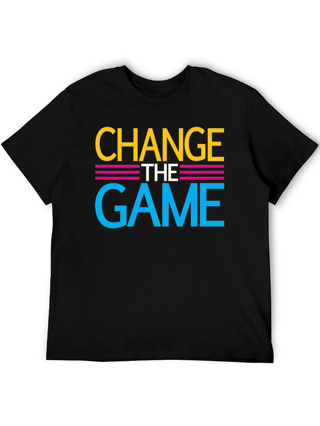 Change the Game Graphic Print Crewneck T-Shirt