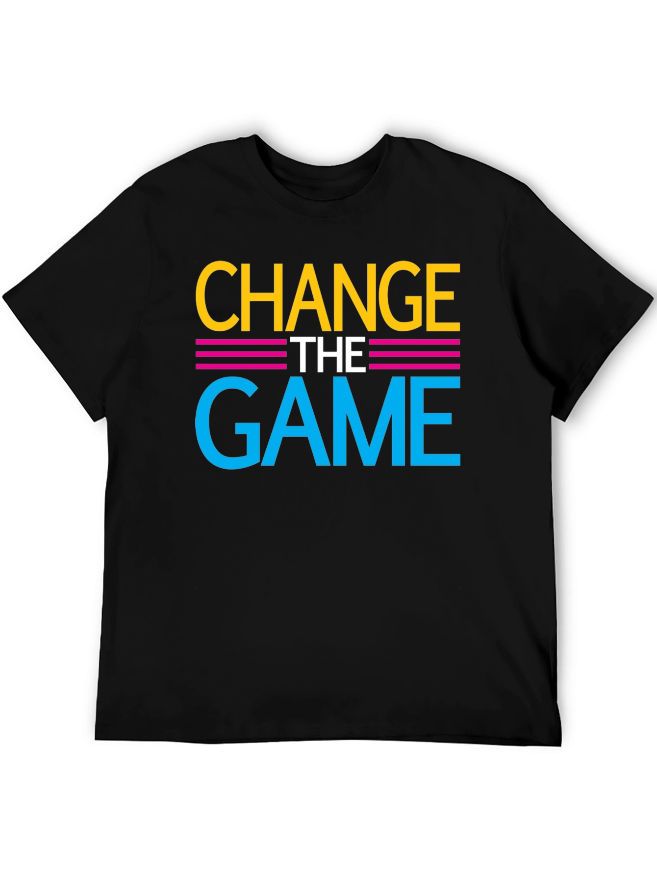 Change the Game Graphic Print Crewneck T-Shirt