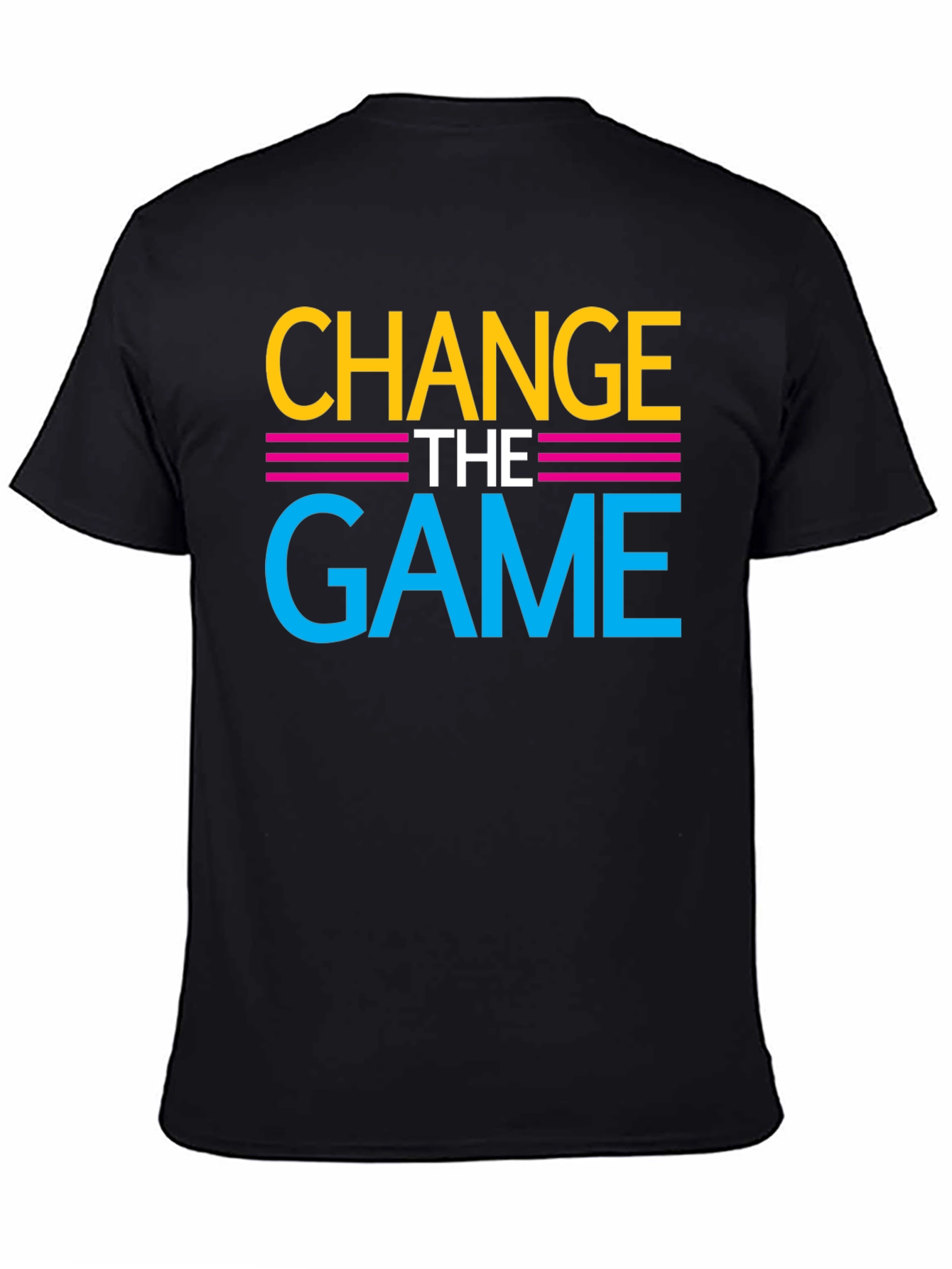 Change the Game Graphic Print Crewneck T-Shirt