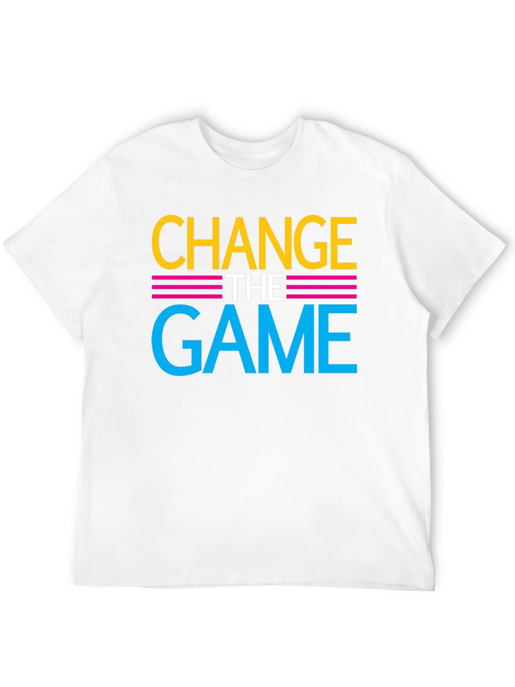 Change the Game Graphic Print Crewneck T-Shirt