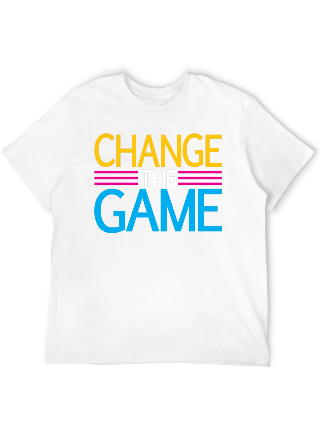 Change the Game Graphic Print Crewneck T-Shirt