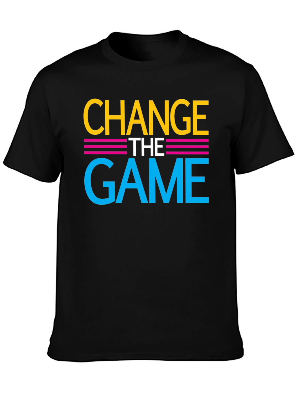 Change the Game Graphic Print Crewneck T-Shirt