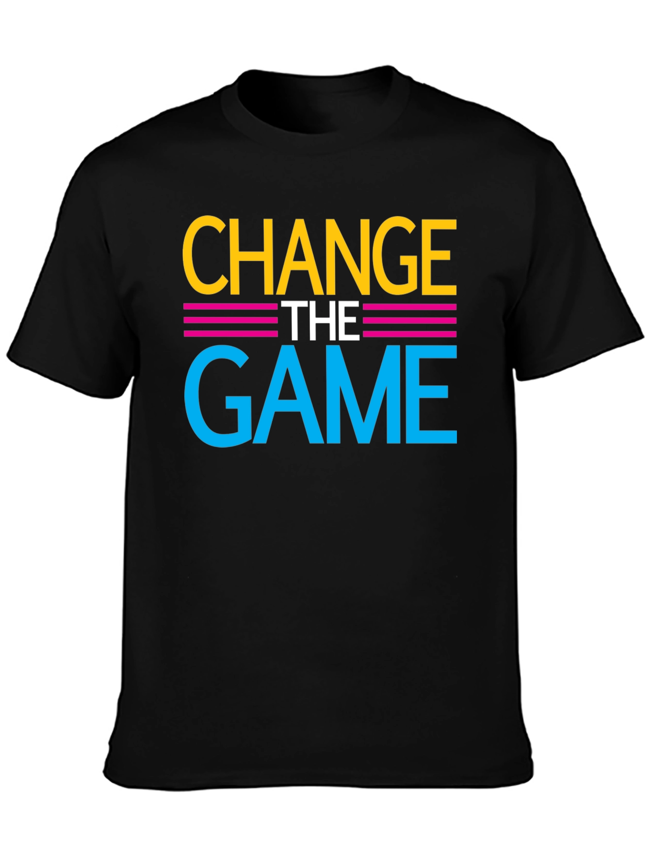 Change the Game Graphic Print Crewneck T-Shirt