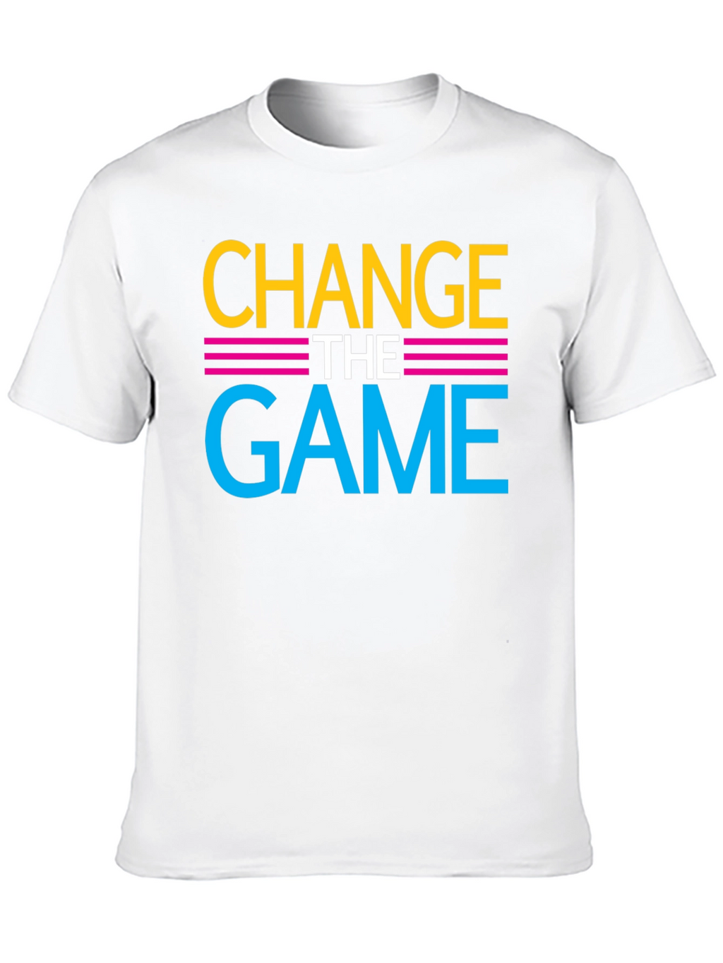 Change the Game Graphic Print Crewneck T-Shirt