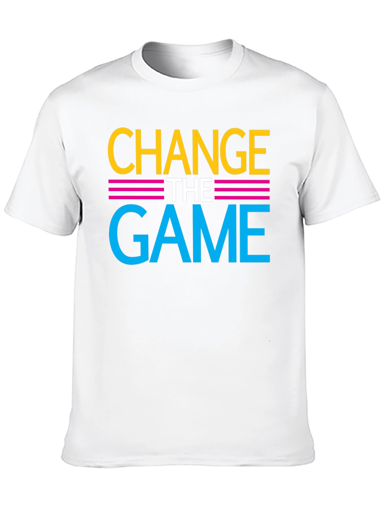 Change the Game Graphic Print Crewneck T-Shirt