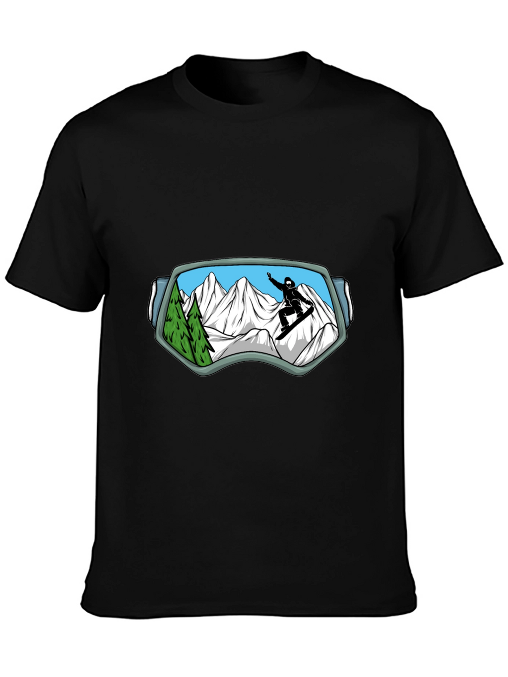 Snowboarder Goggles View T-Shirt