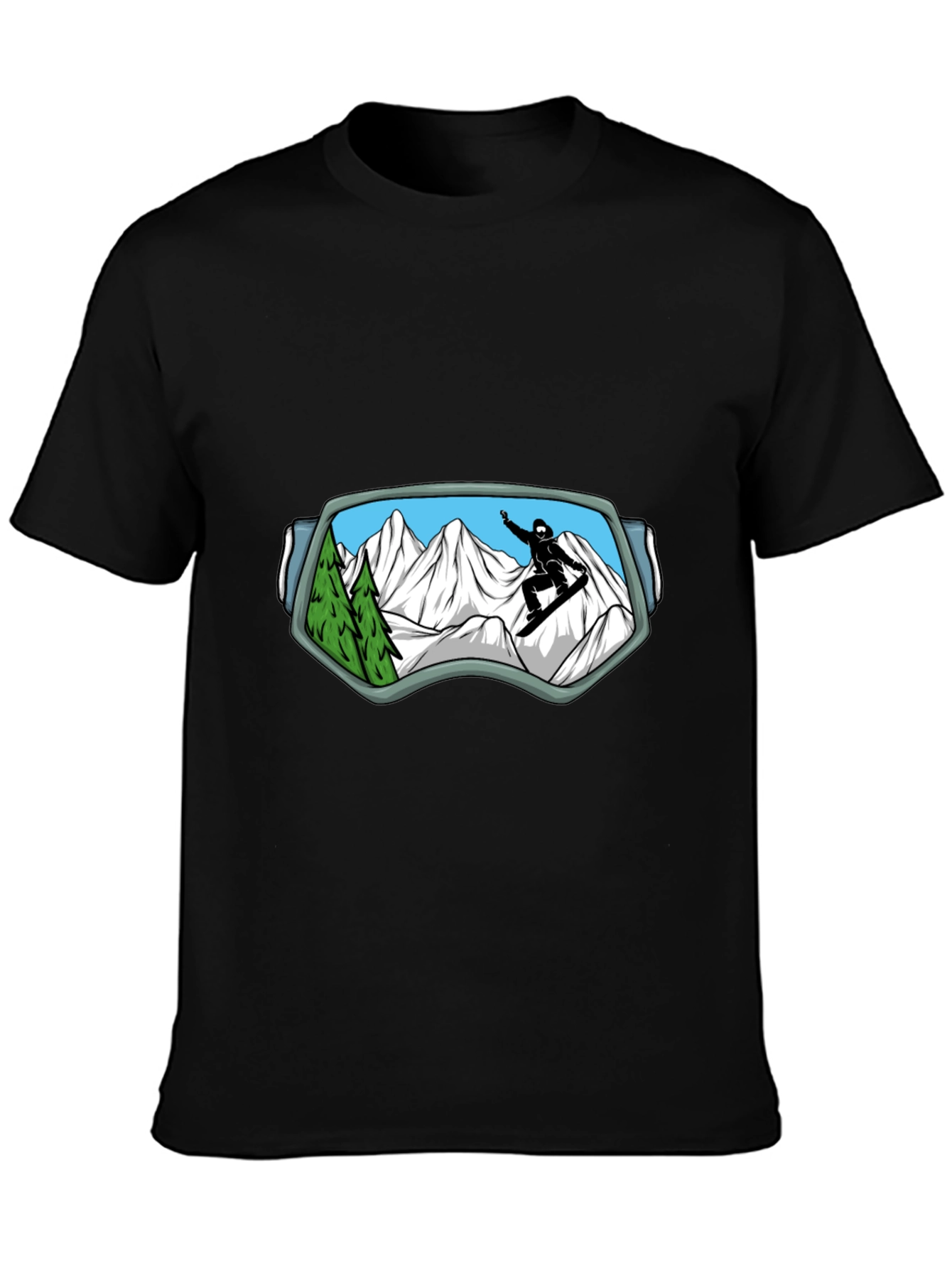 Snowboarder Goggles View T-Shirt
