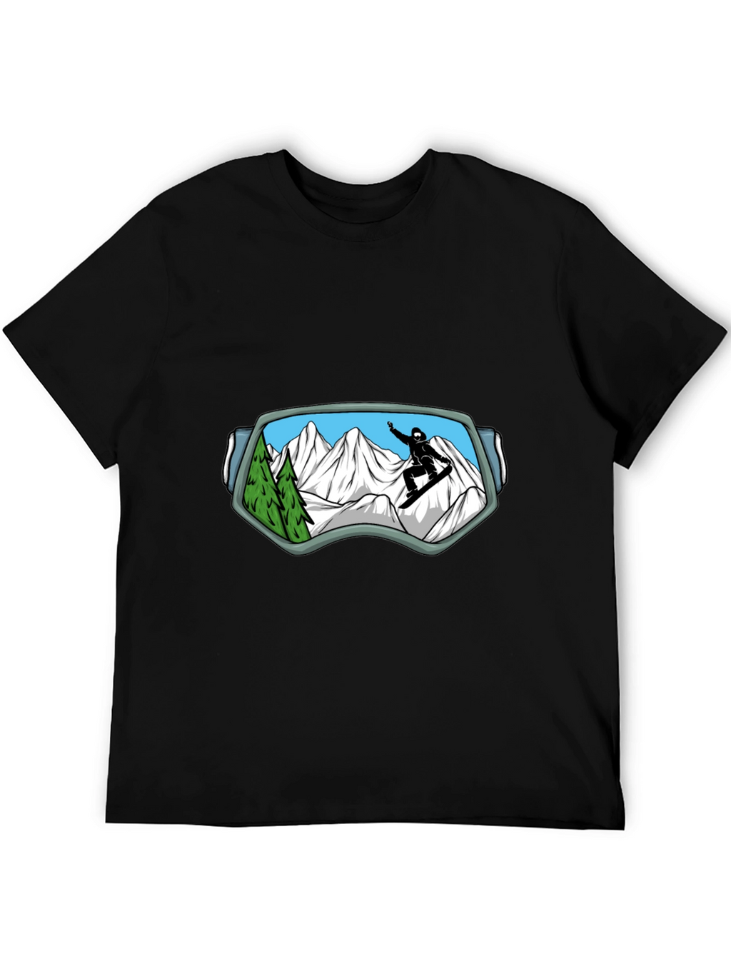 Snowboarder Goggles View T-Shirt