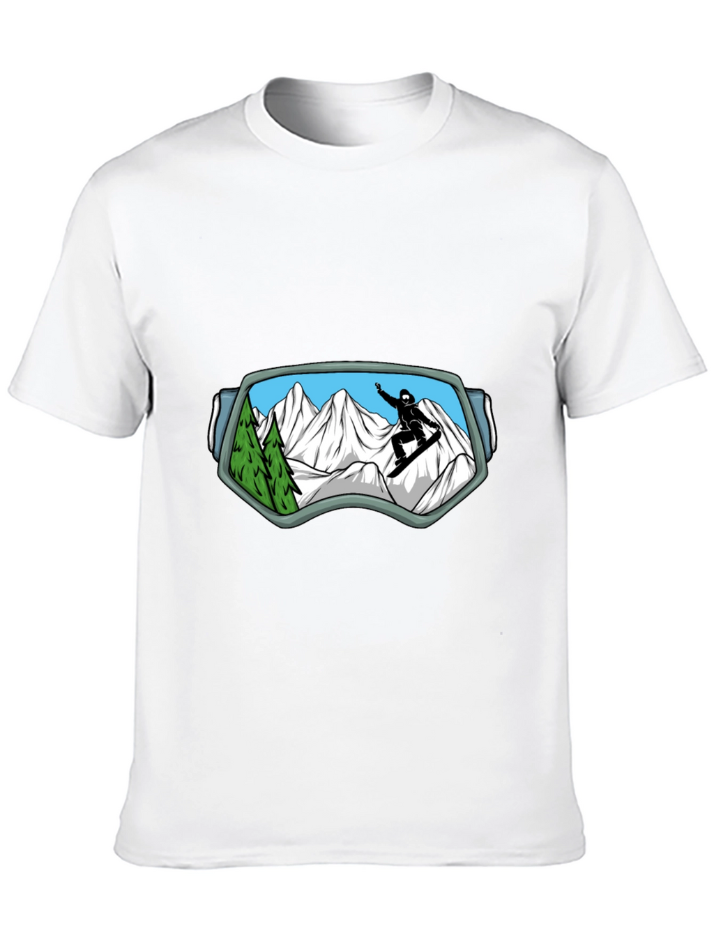 Snowboarder Goggles View T-Shirt
