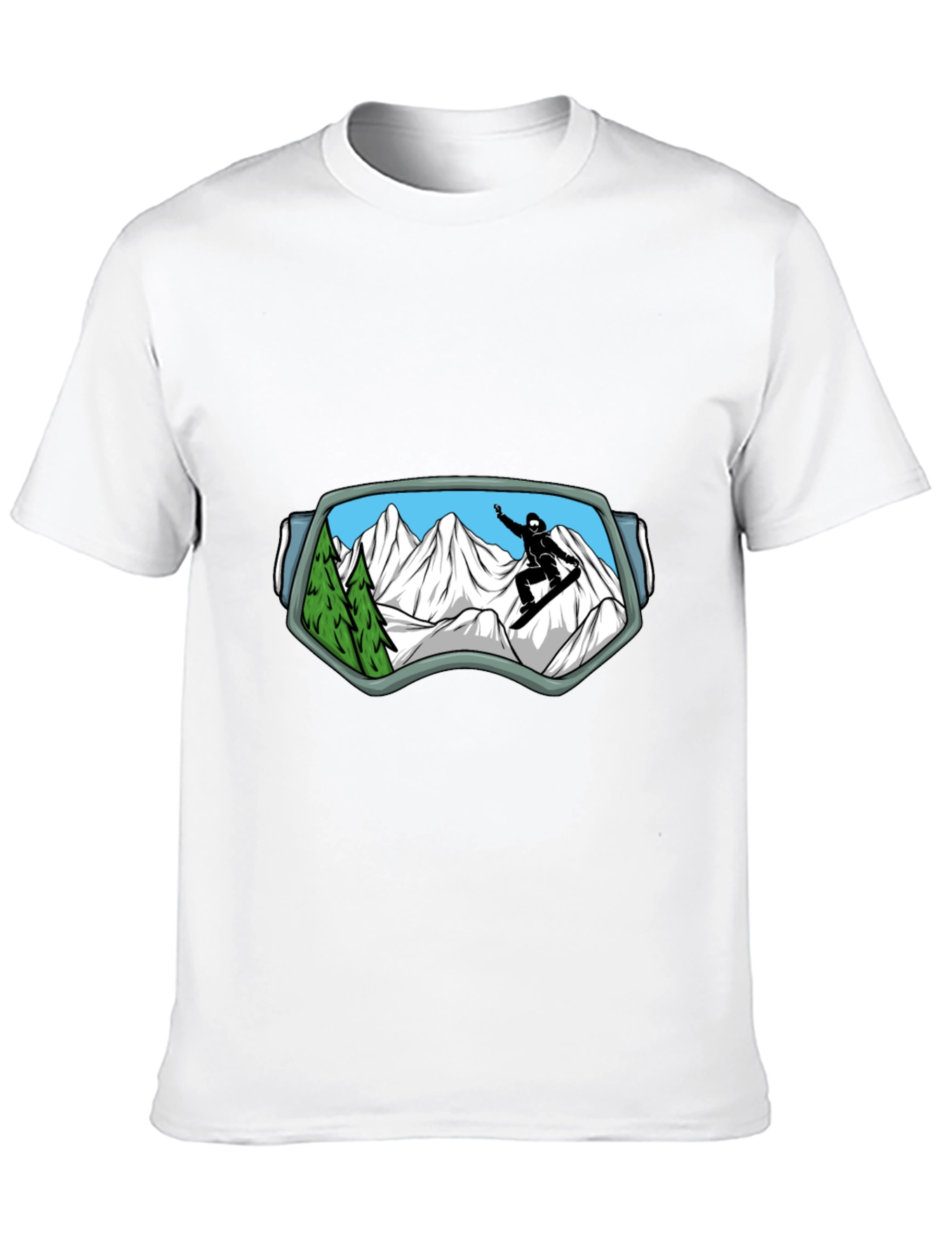 Snowboarder Goggles View T-Shirt