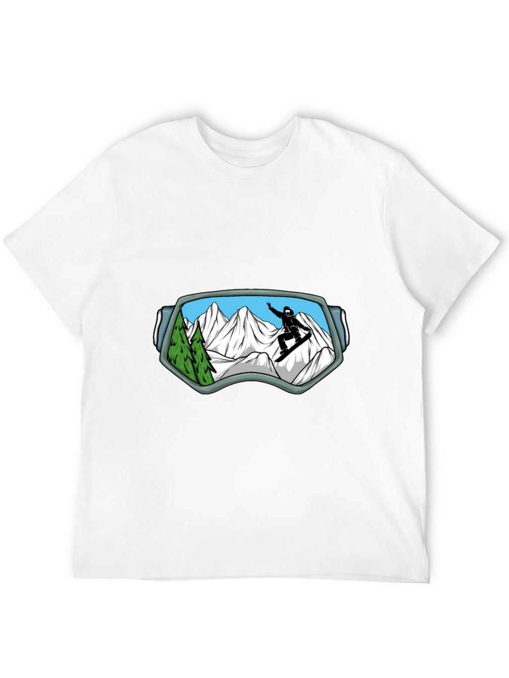 Snowboarder Goggles View T-Shirt