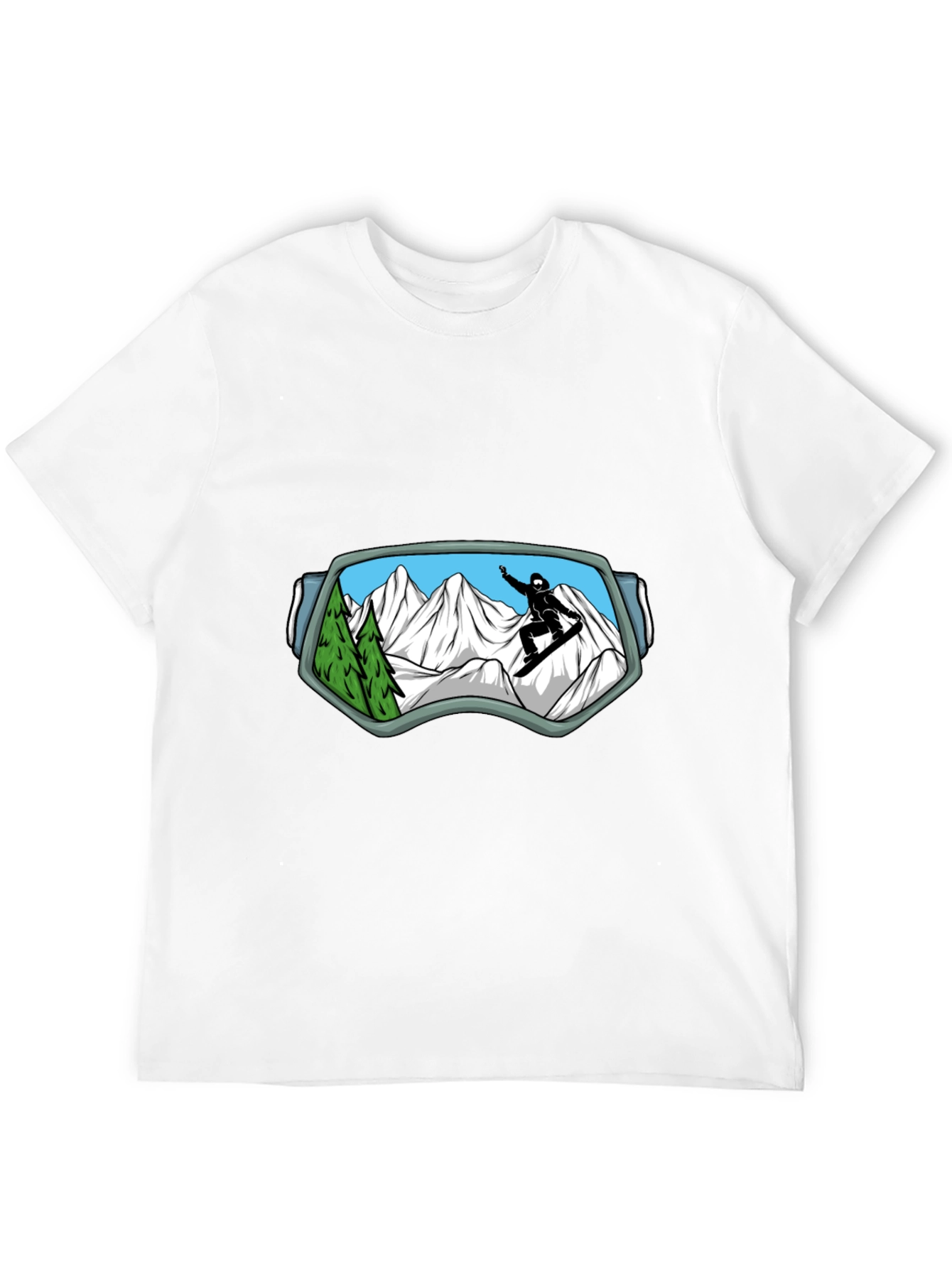 Snowboarder Goggles View T-Shirt