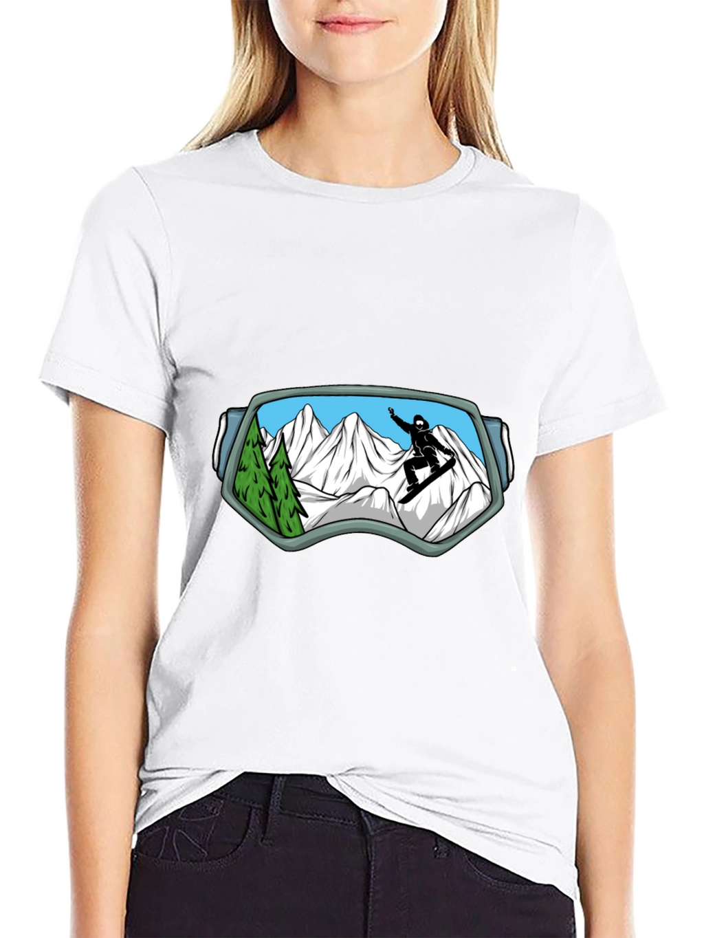 Snowboarder Goggles View T-Shirt