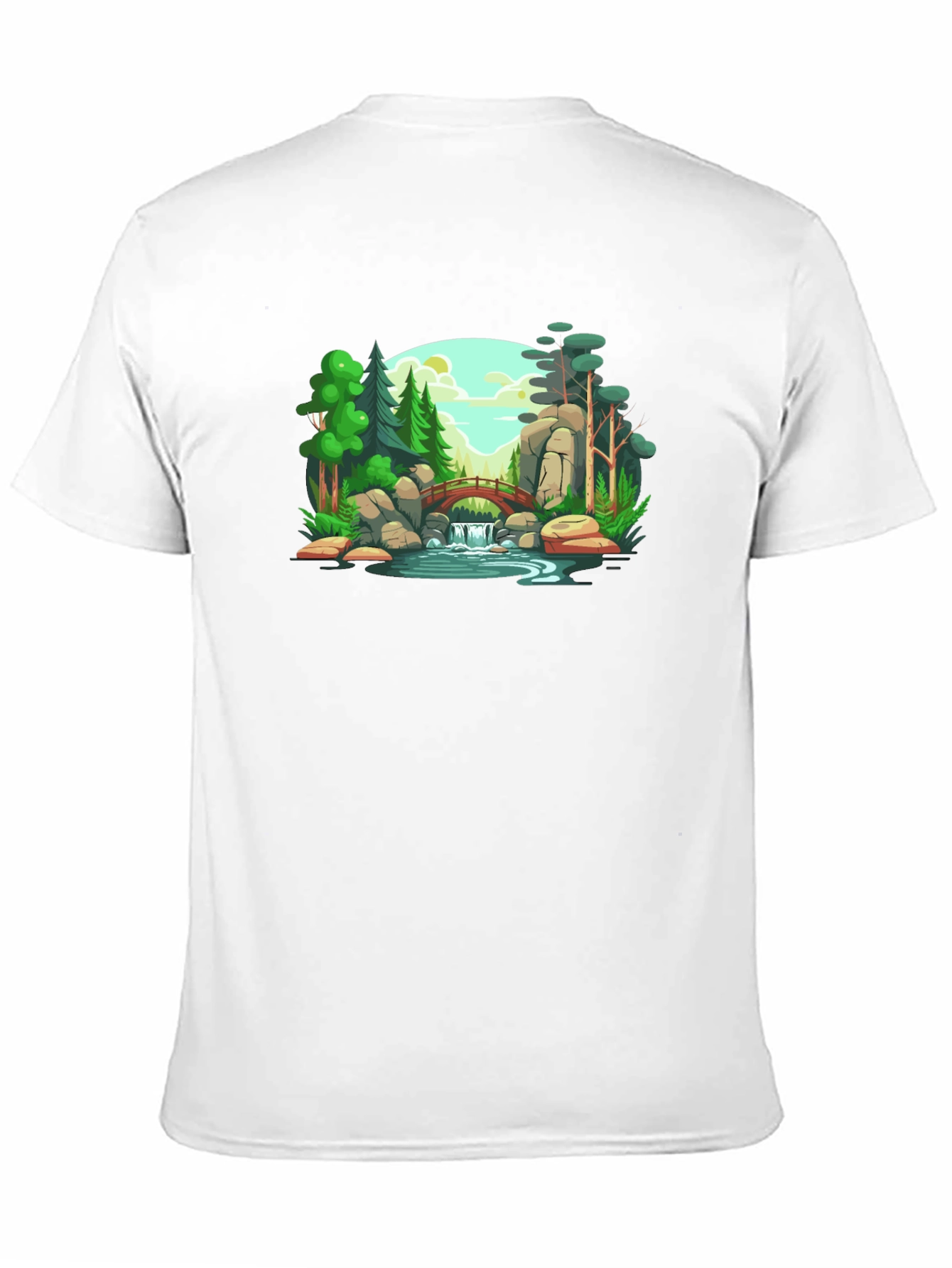 Scenic Landscape Graphic Print T-Shirt