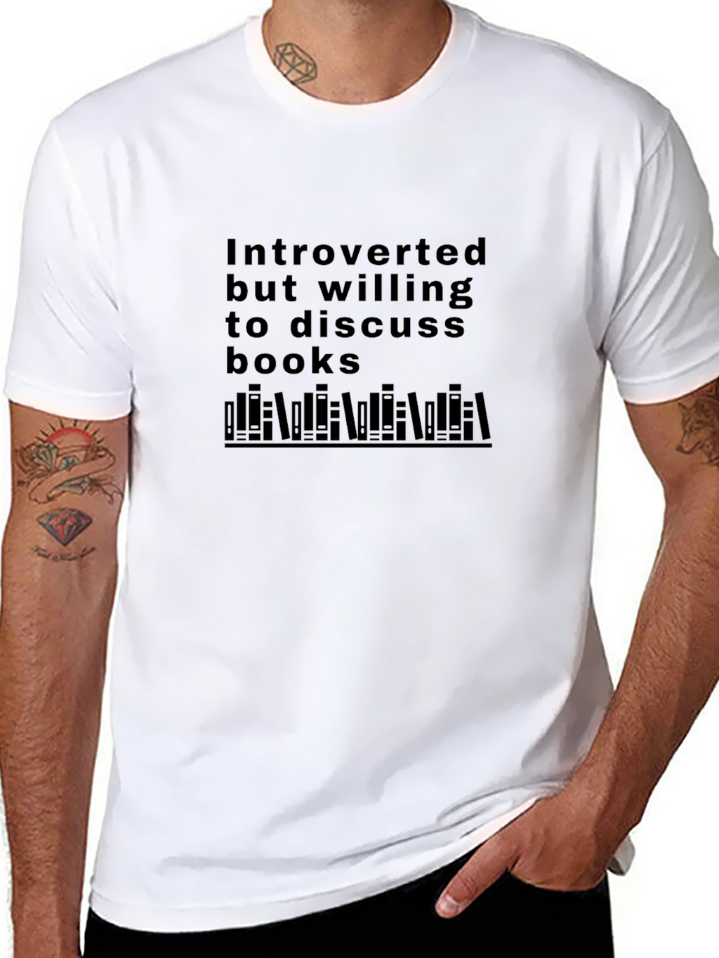 Introverted Book Lover T-Shirt