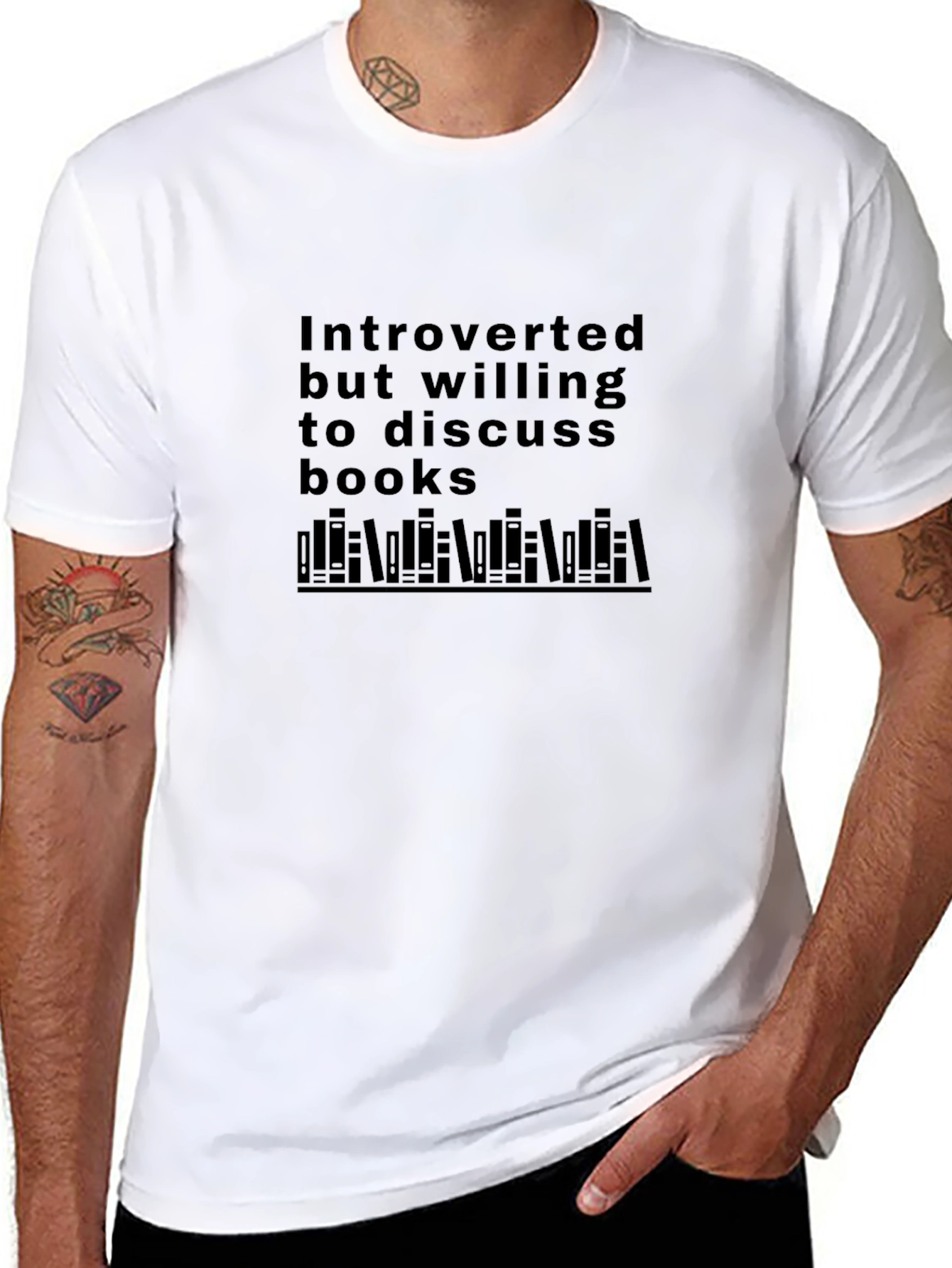 Introverted Book Lover T-Shirt