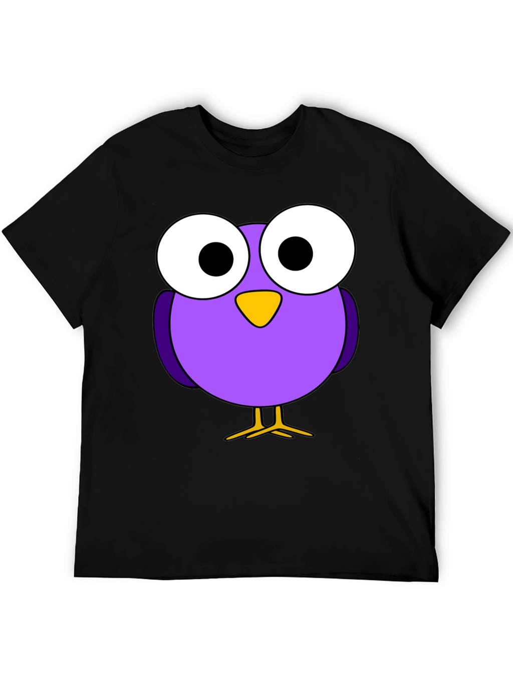 Cartoon Bird Graphic T-Shirt