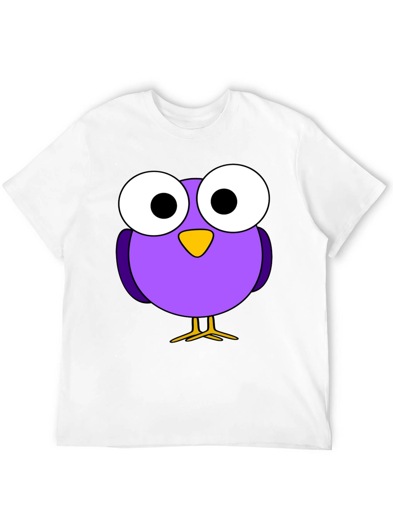 Cartoon Bird Graphic T-Shirt