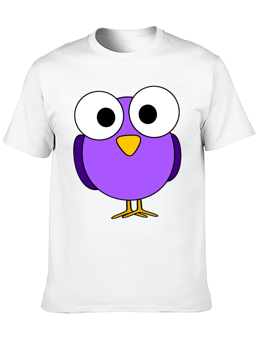 Cartoon Bird Graphic T-Shirt