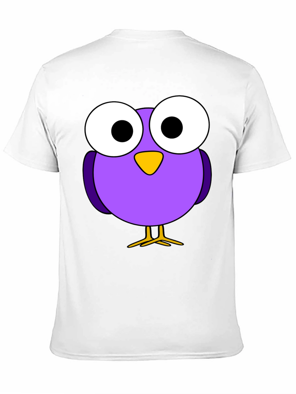 Cartoon Bird Graphic T-Shirt