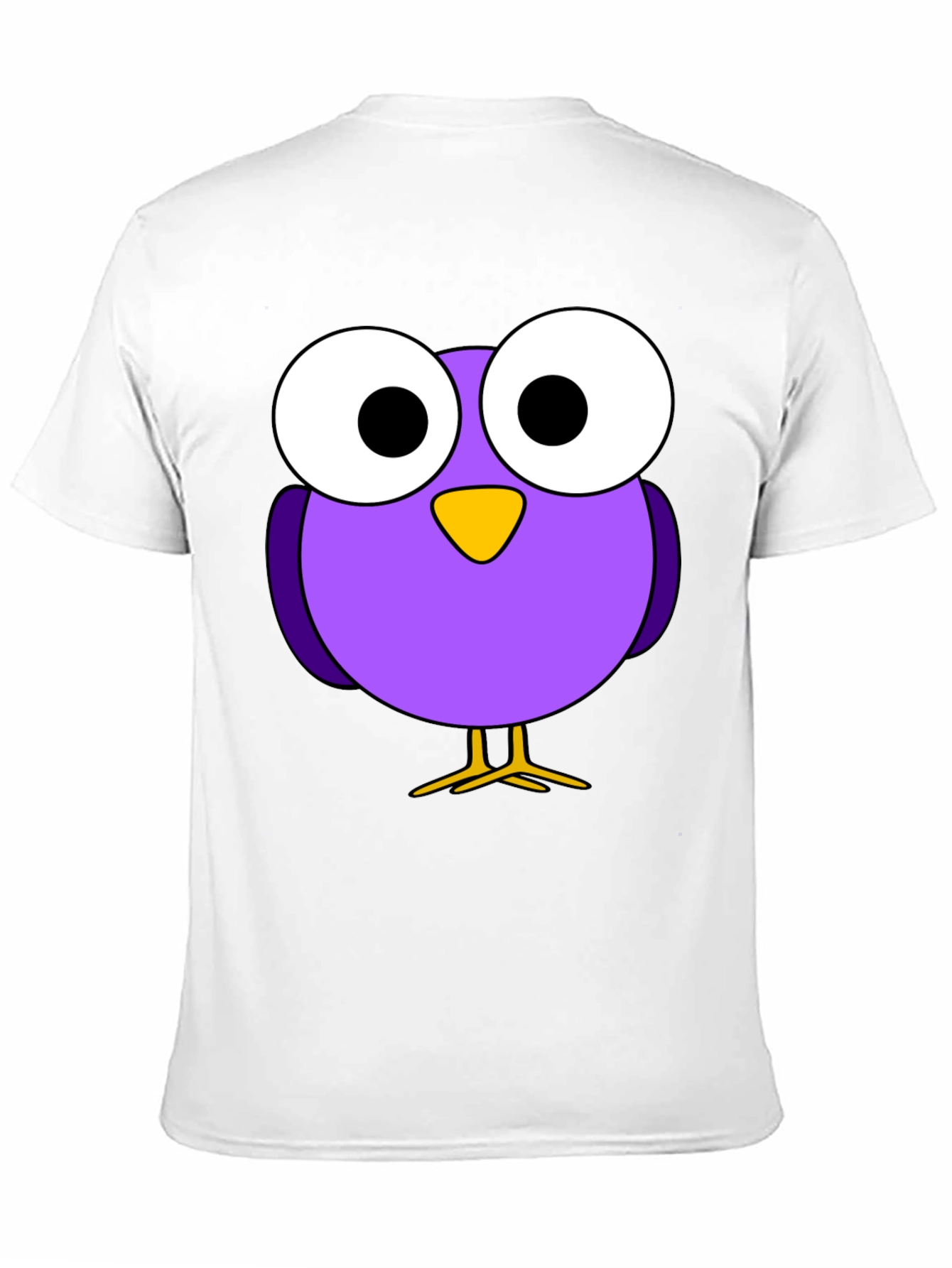 Cartoon Bird Graphic T-Shirt