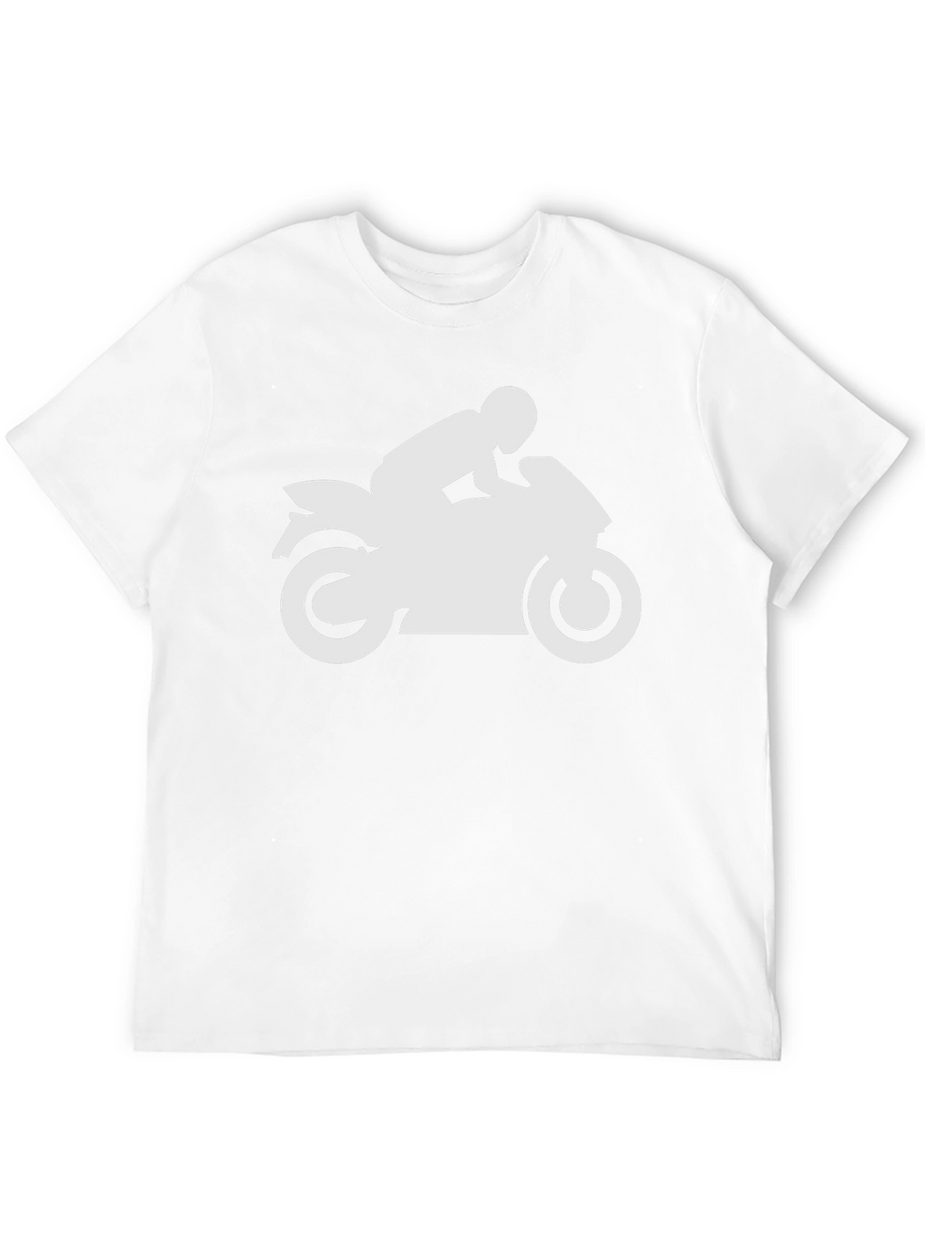 Motorcycle Rider Graphic T-Shirt - Black