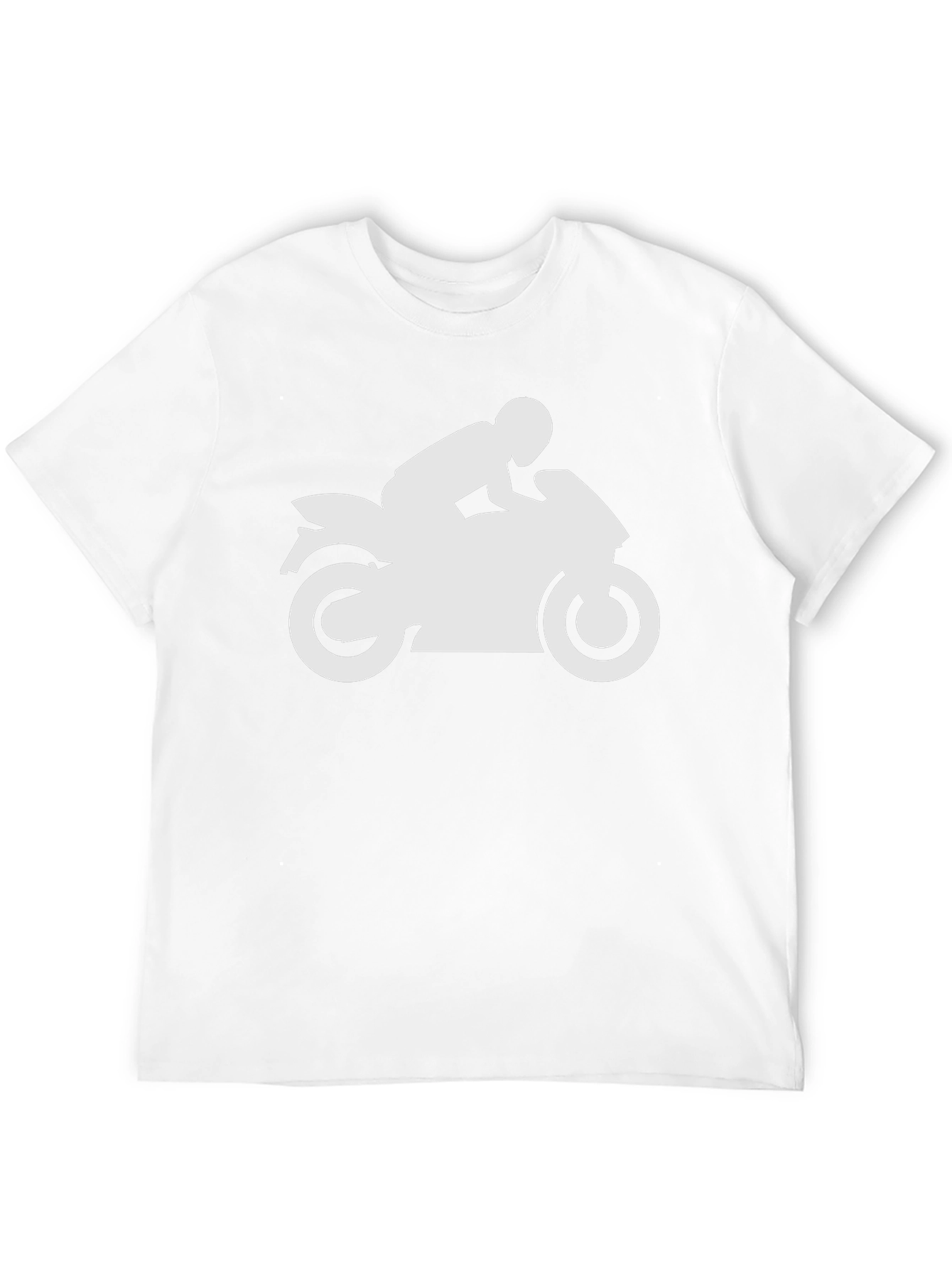 Motorcycle Rider Graphic T-Shirt - Black
