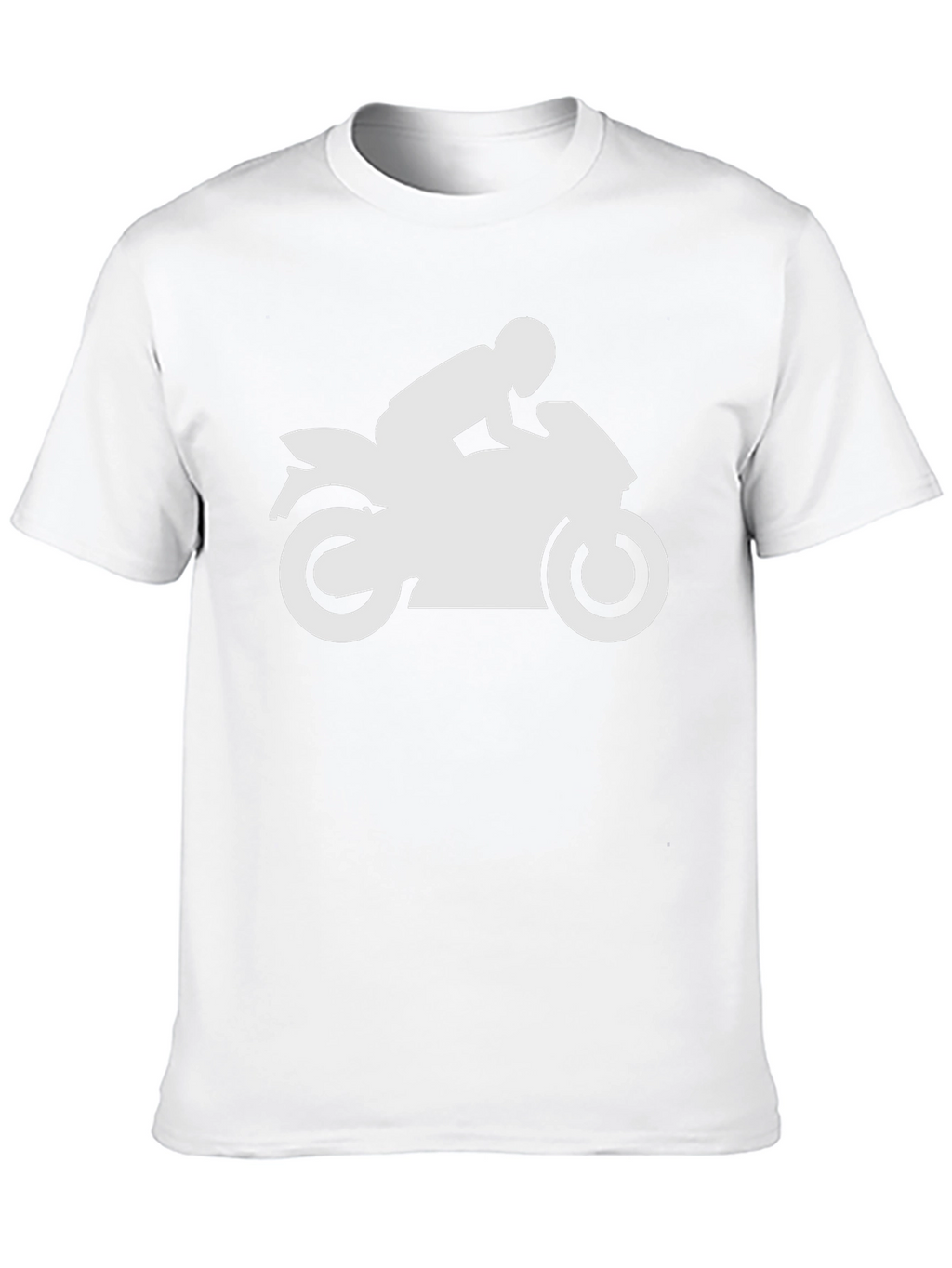 Motorcycle Rider Graphic T-Shirt - Black