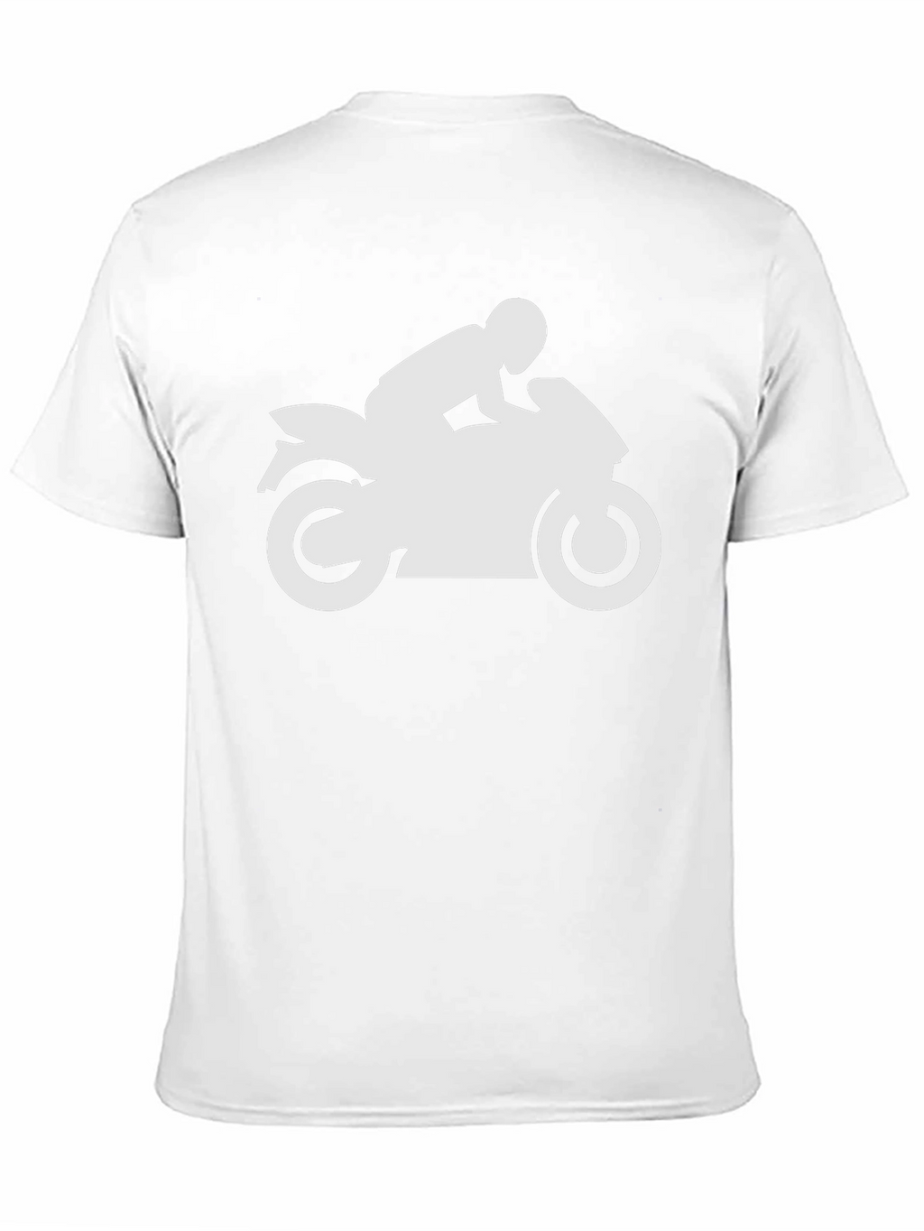 Motorcycle Rider Graphic T-Shirt - Black