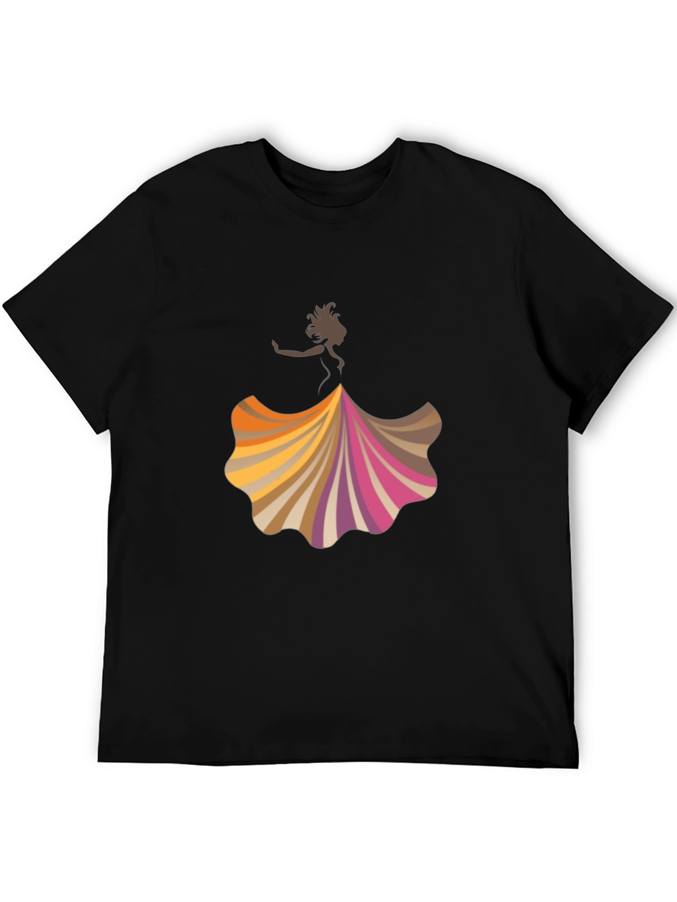 Whimsical Dancer Graphic Tee - Stylish Unisex T-Shirt