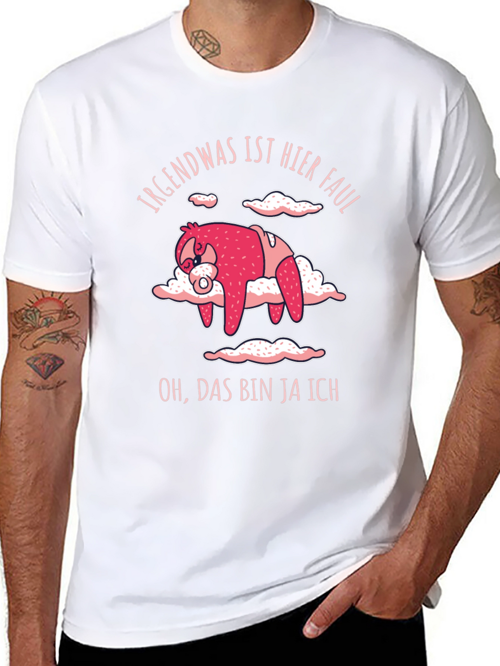 Lazy Sloth T-Shirt - Funny Graphic Tee