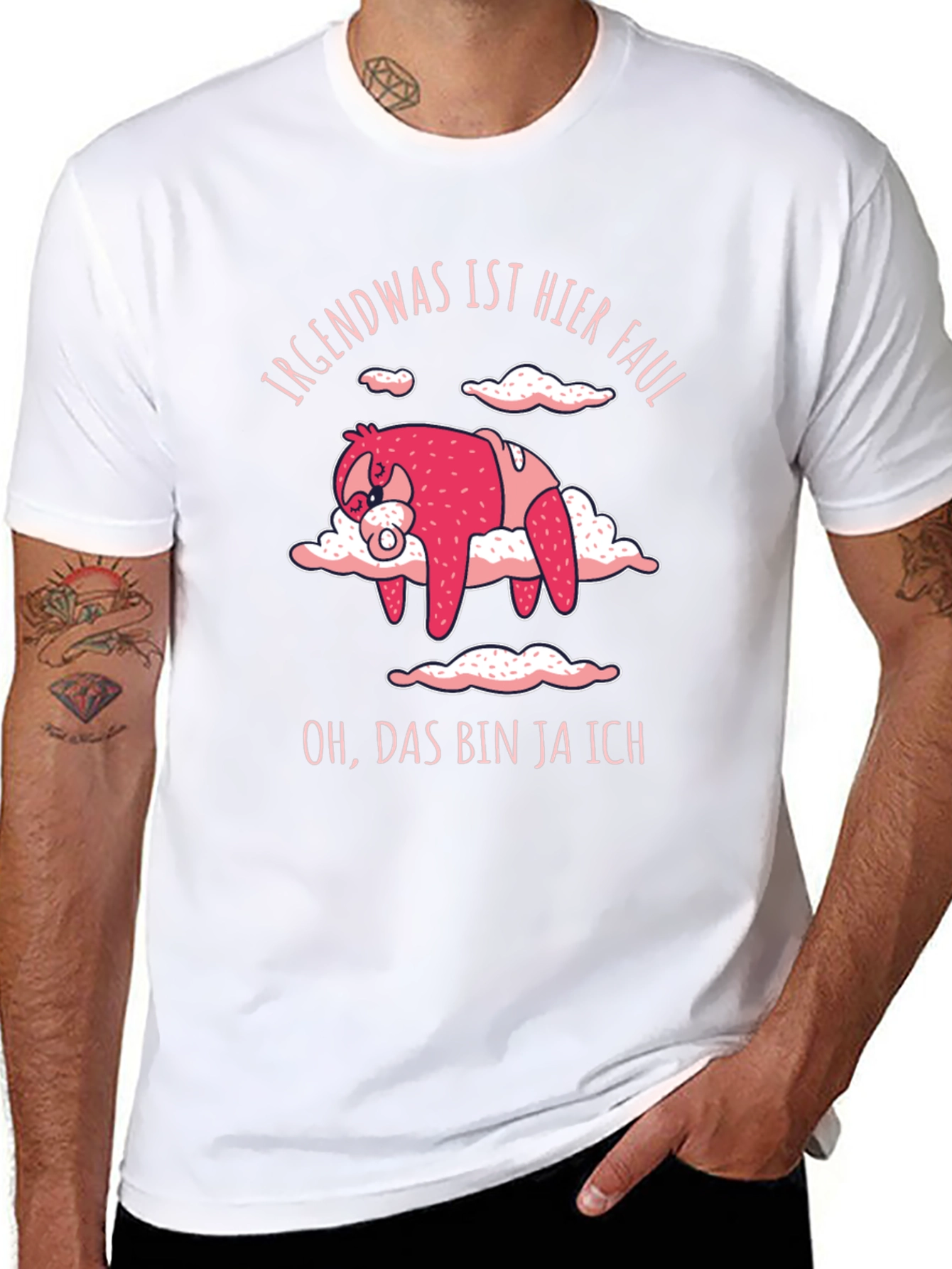 Lazy Sloth T-Shirt - Funny Graphic Tee