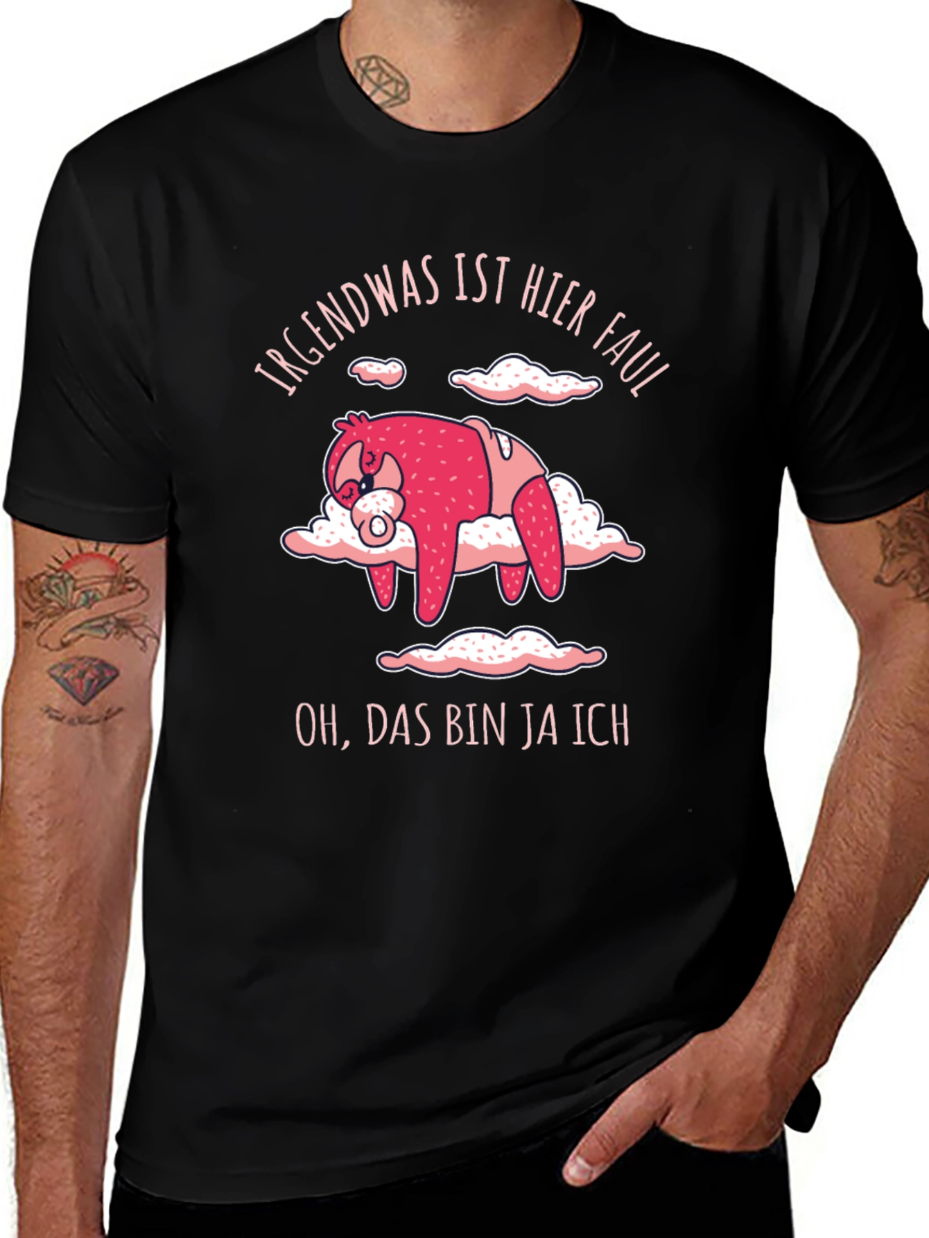 Lazy Sloth T-Shirt - Funny Graphic Tee