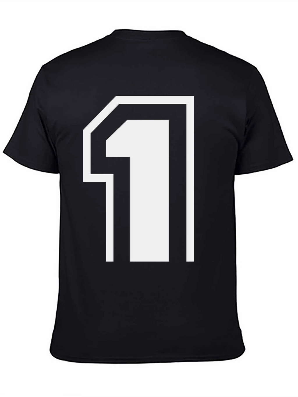 Number One Graphic Tee - Black