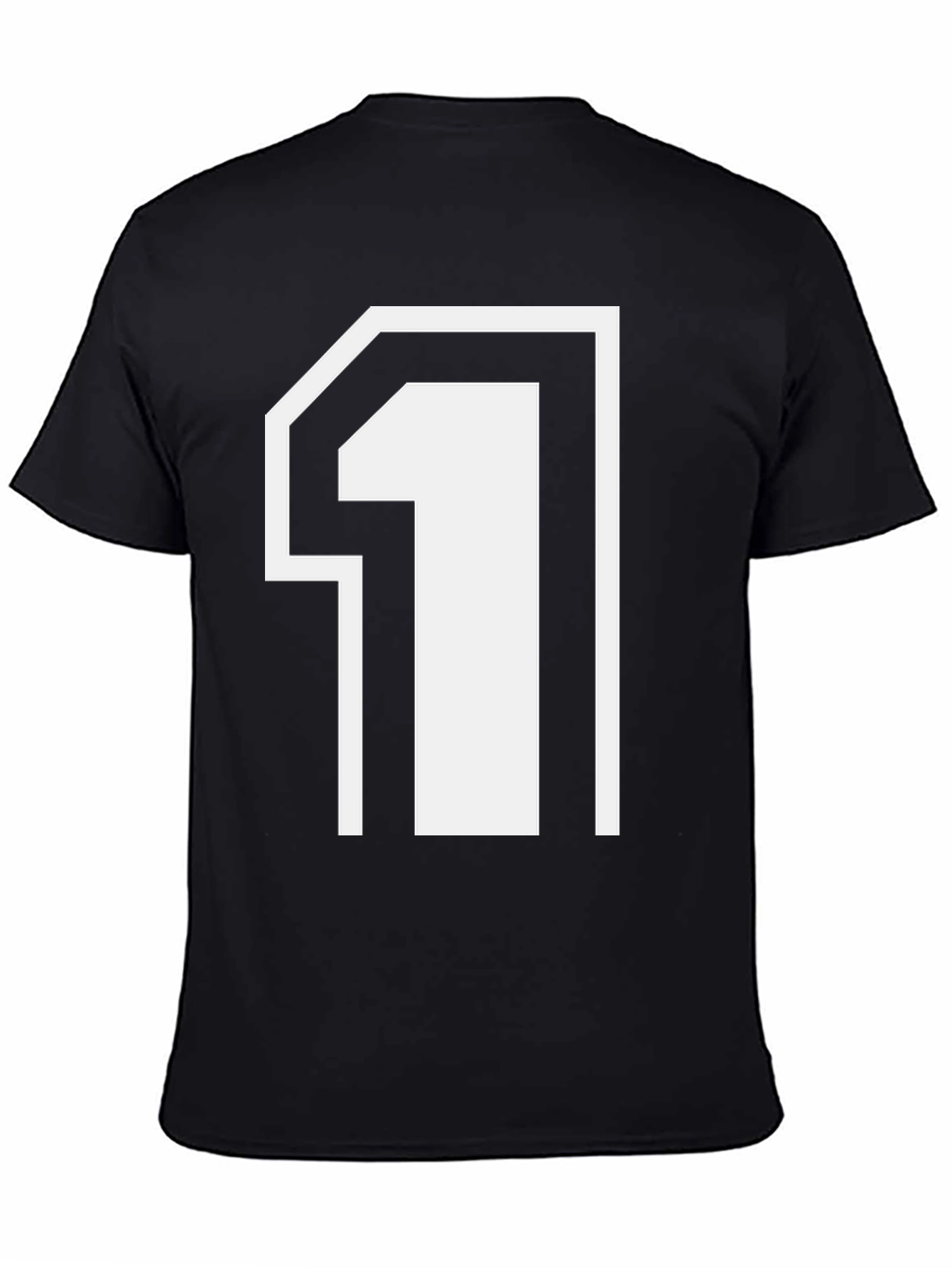 Number One Graphic Tee - Black