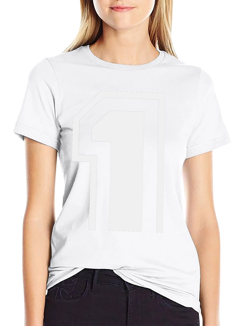 Number One Graphic Tee - Black