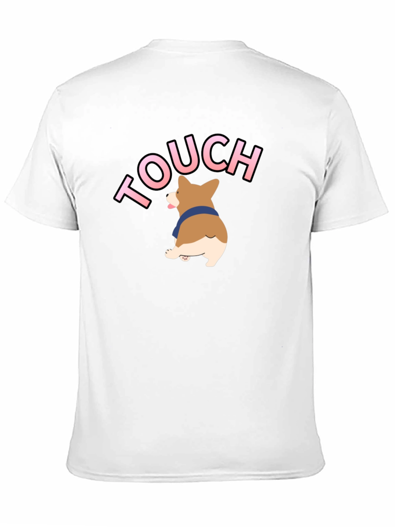 Touch Corgi T-Shirt - Black
