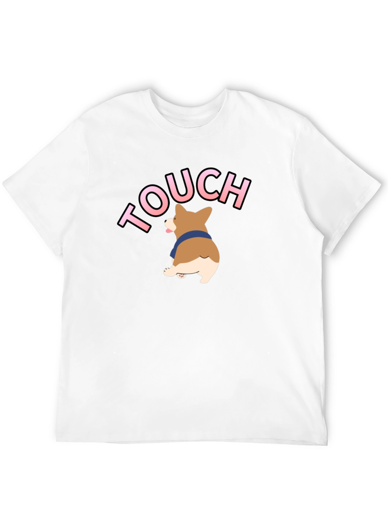 Touch Corgi T-Shirt - Black