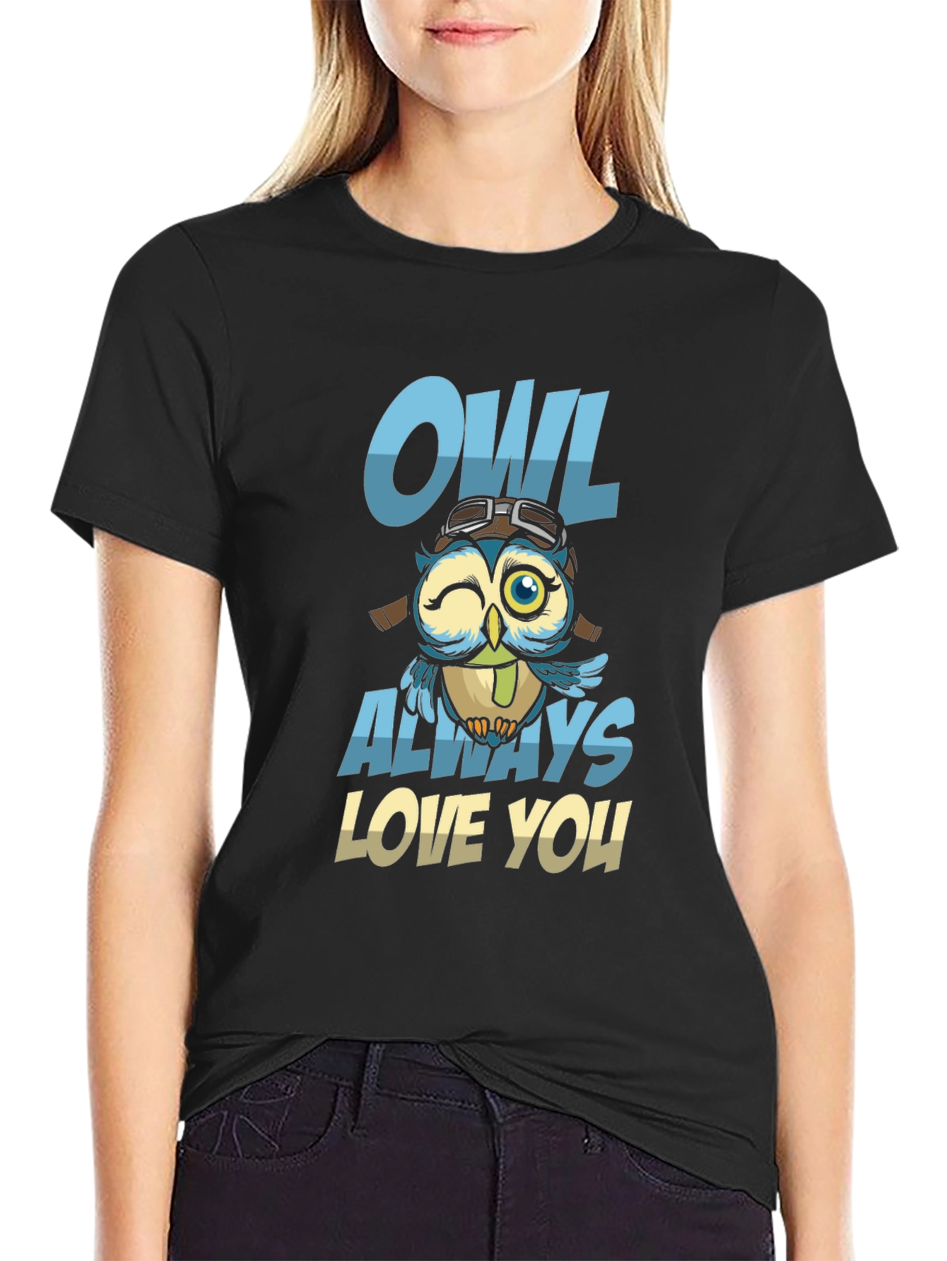 Owl Always Love You Black T-Shirt