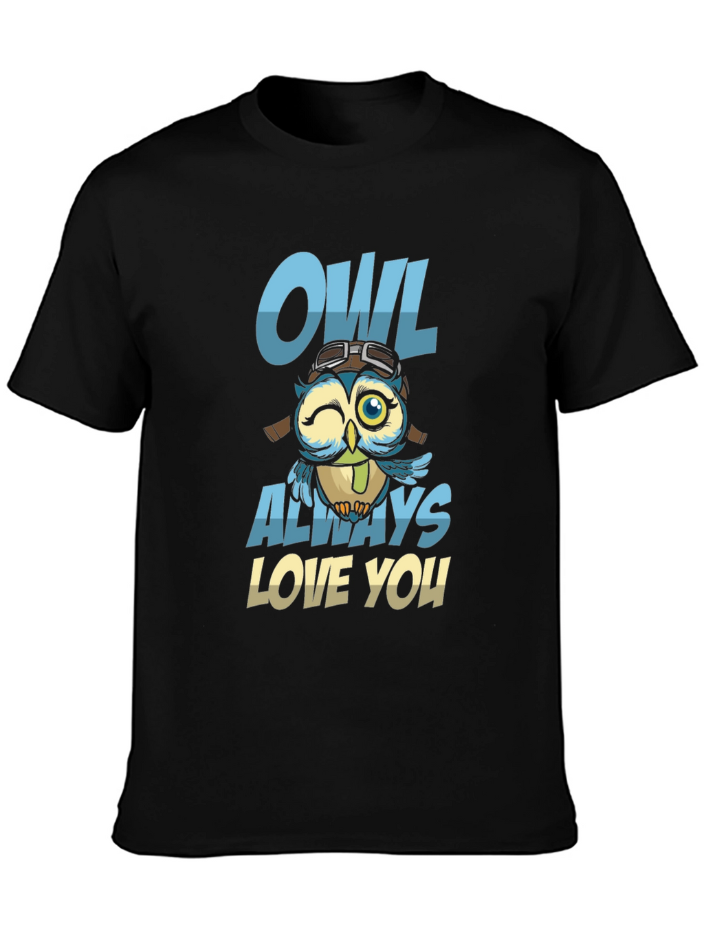 Owl Always Love You Black T-Shirt