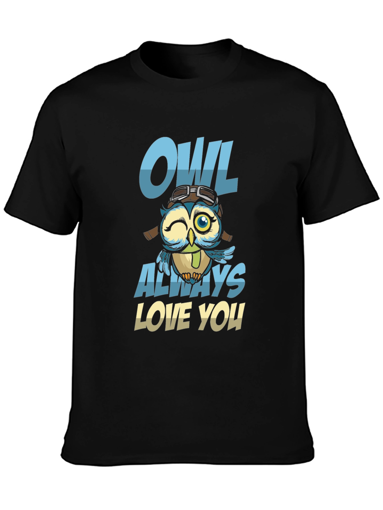 Owl Always Love You Black T-Shirt
