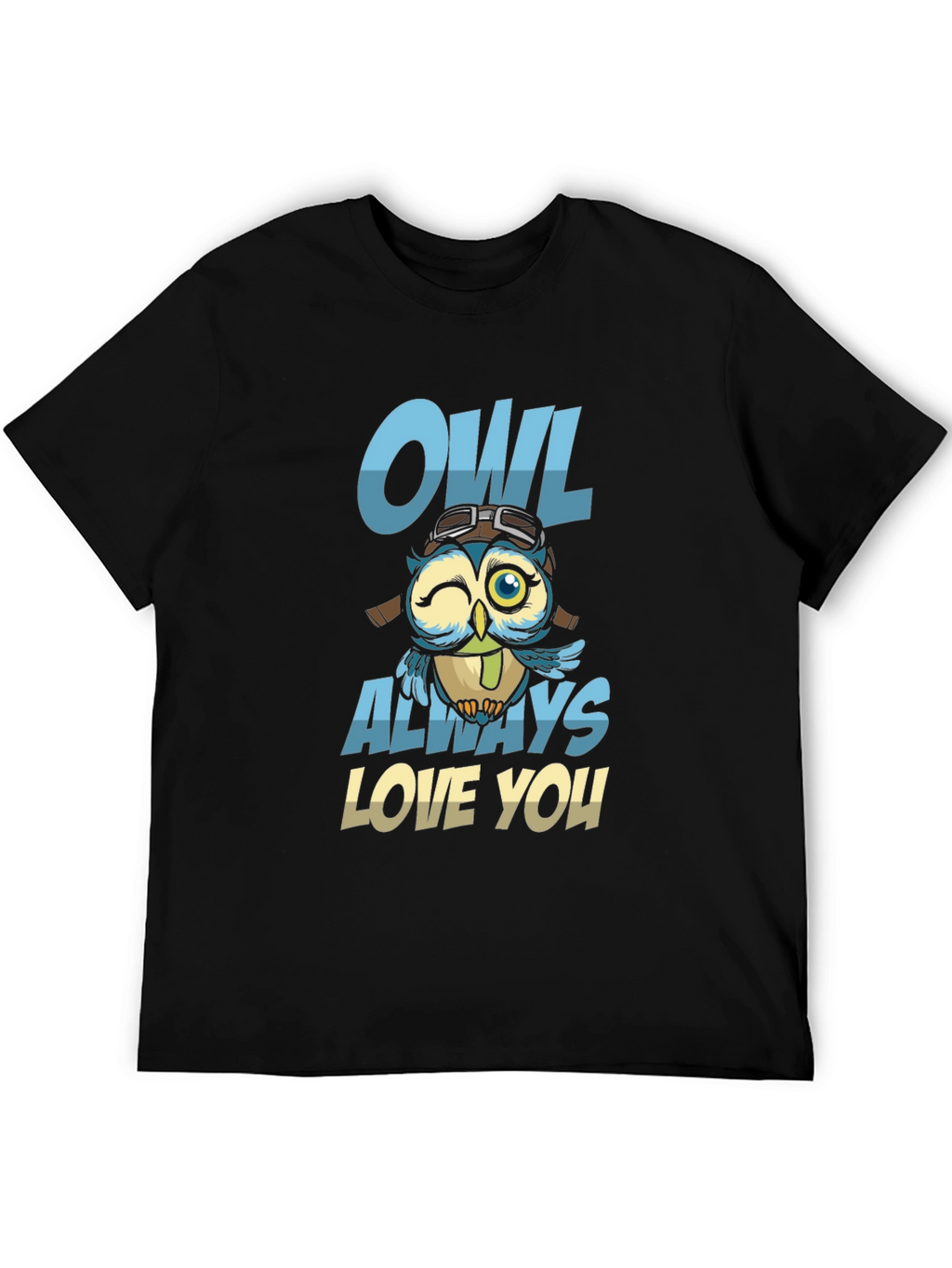 Owl Always Love You Black T-Shirt