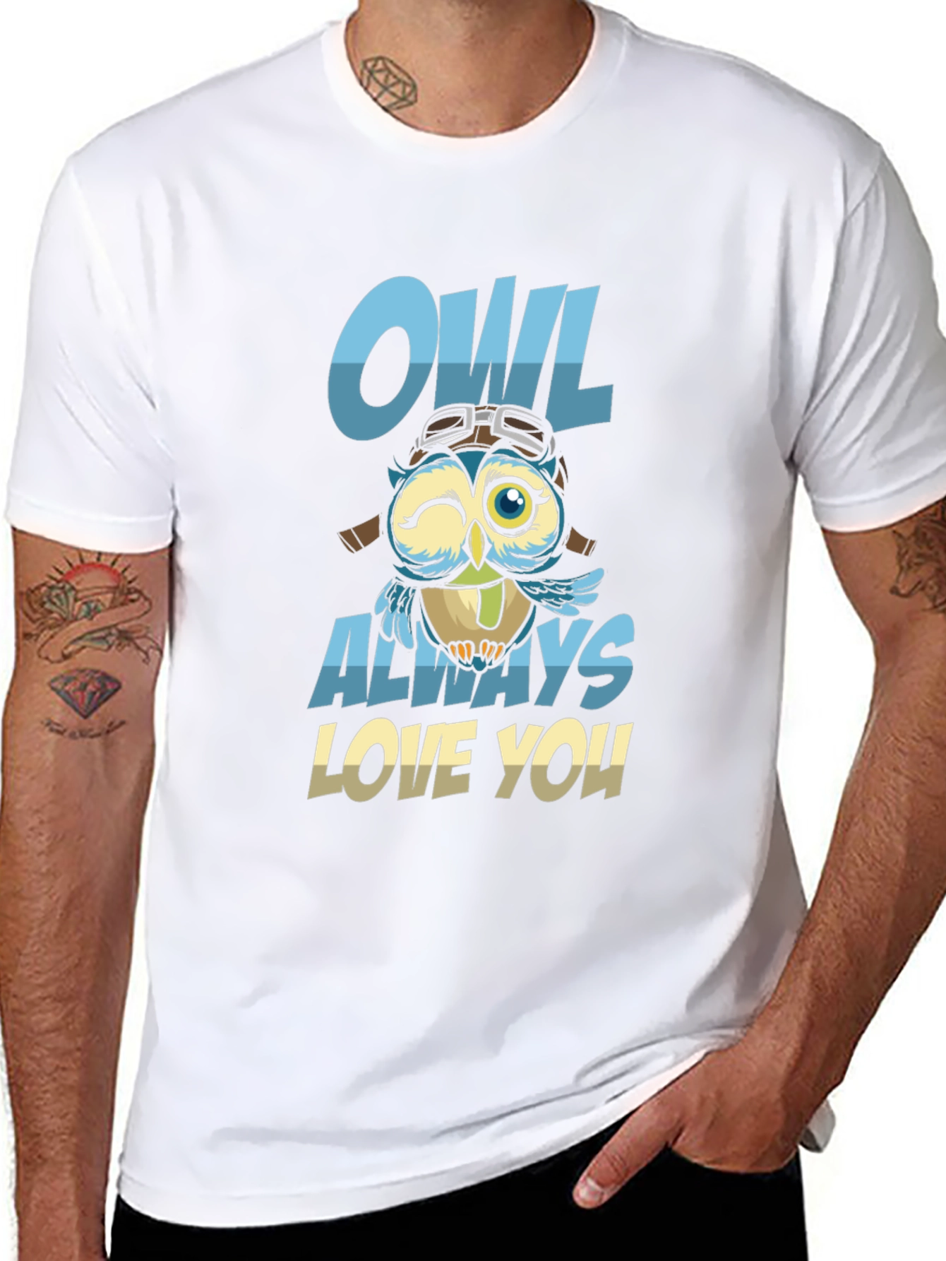 Owl Always Love You Black T-Shirt
