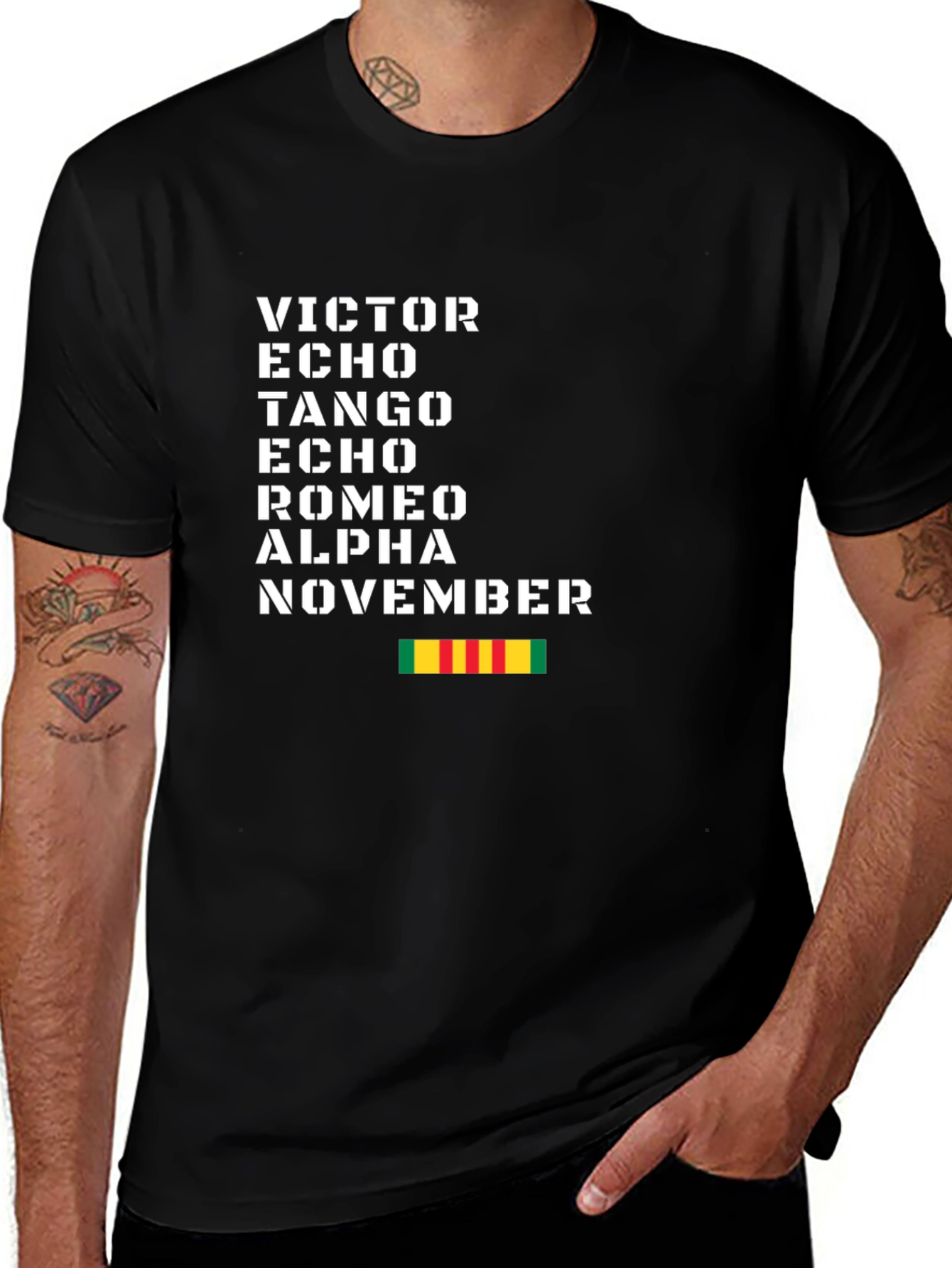 Veteran Vietnam War Alphabet T-Shirt