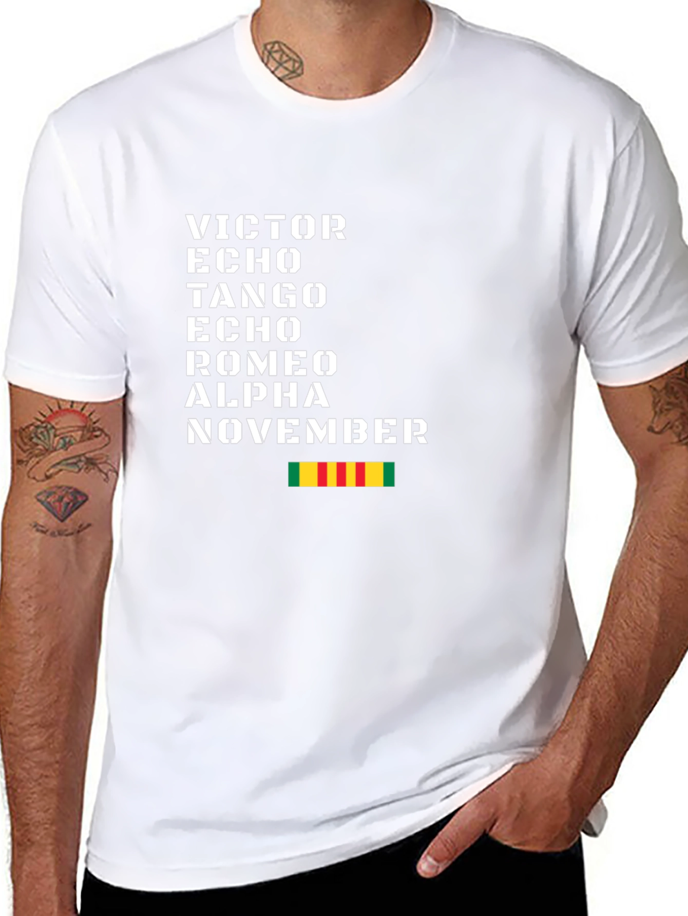 Veteran Vietnam War Alphabet T-Shirt